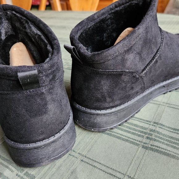 New Black Ankle lined Boot size 9 - Picture 4 of 6